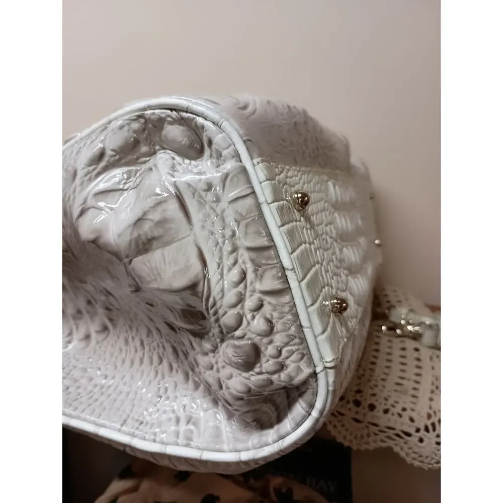 RARE Brahmin Orange Blossom Tassel w/matching Eliza handbag